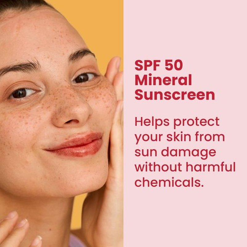 Healthy Skin Lab Tinted Moisturizer SPF 50 - Lightweight Hydrating Mineral Sunscreen with Hyaluronic Acid, 1.8 oz