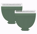 2 Pack Replacement Blades for Meridian Trimmer, Hygienic Ceramic Replacement Blades Compatible with Meridian The Trimmer (Onyx & Sage), Green