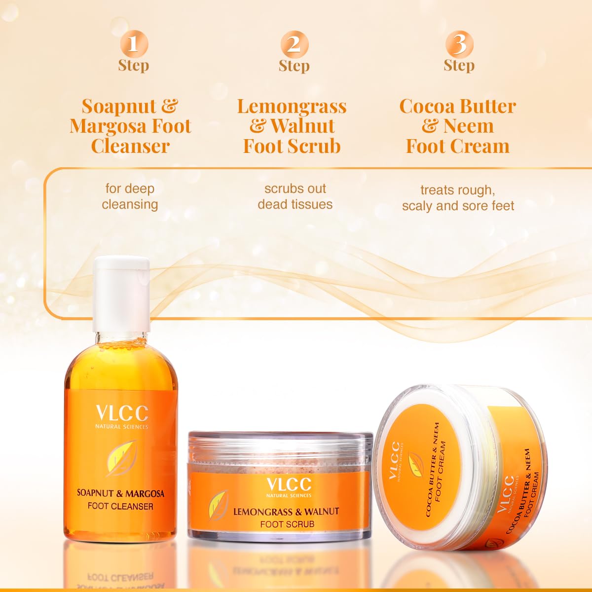 VLCC Pedi Glow Foot Care Kit(295gm)