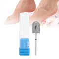 Pedicure Cone Bit, Stainless Steel Foot Nail File Bits Pedicure Foot Calluses Sanding Grinding Head Feet Filing Nails for Polishing and Repairing Old and Dead Skin of Feet