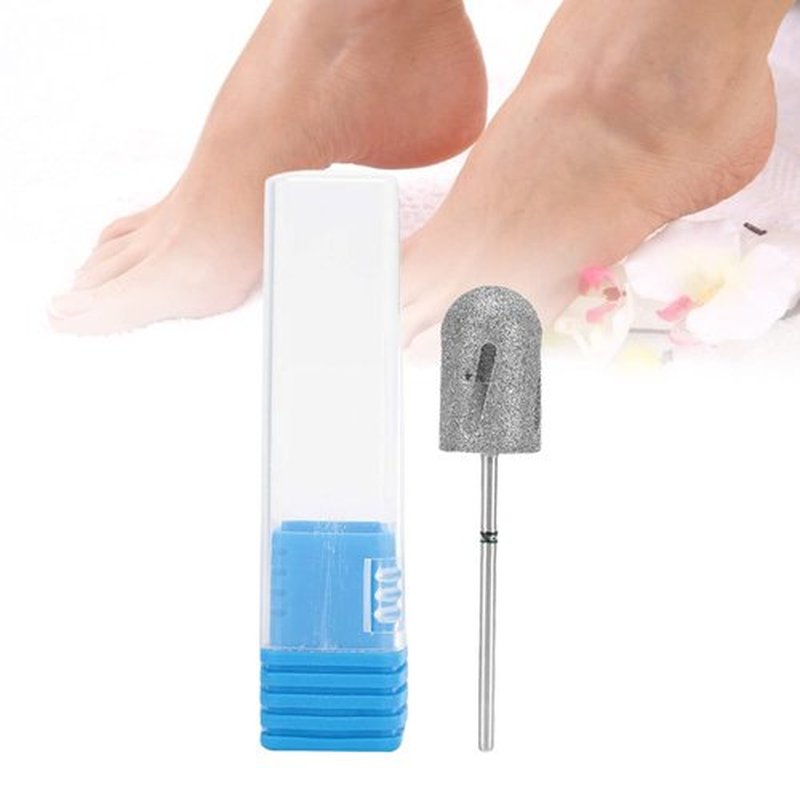 Pedicure Cone Bit, Stainless Steel Foot Nail File Bits Pedicure Foot Calluses Sanding Grinding Head Feet Filing Nails for Polishing and Repairing Old and Dead Skin of Feet