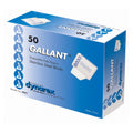 Dynarex Gallant Disposable Prep Razors, Used before ECG and other Procedures, Disposable Ergonomic Surgical Razors with Open Design, 1 Box of 50