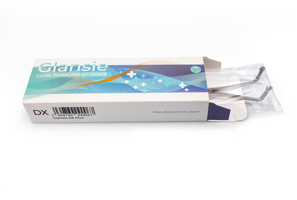 Glansie DX, Phimosis (Tight Foreskin) Stretching Tool with Stopper