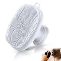 Silicone Face Scrubber for Men Facial Cleansing Brush Silicone Face Wash Brush Manual Waterproof Cleansing Skin Care Face Brushes for Cleansing and Exfoliating (White)