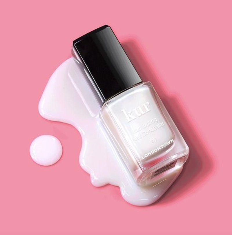 LONDONTOWN Nail Concealer & Gel Genius Top Coat Duo - Brighten & Illuminate Nails, Chip-Resistant Finish, 2 Piece Set, 0.4 Fl Oz