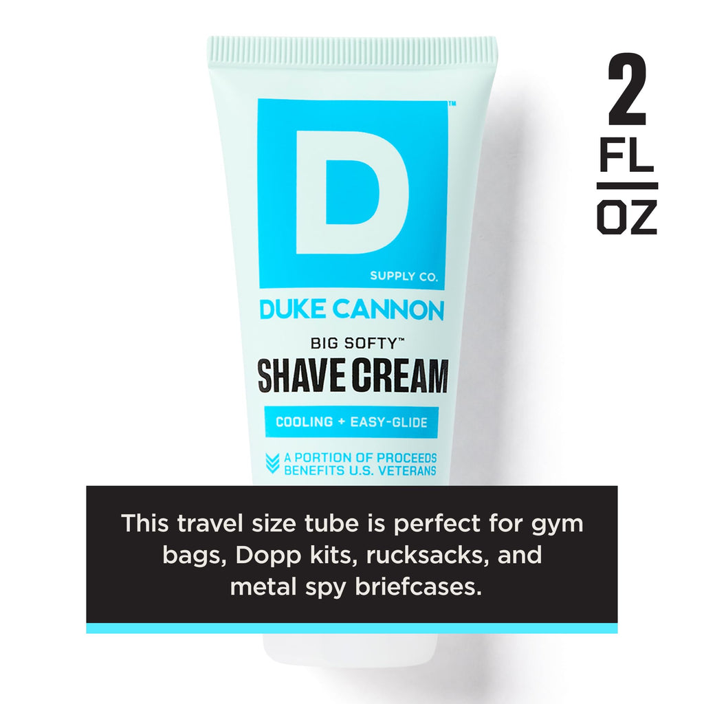 Duke Cannon Big Softy Shave Cream - 2 fl oz - Travel Size