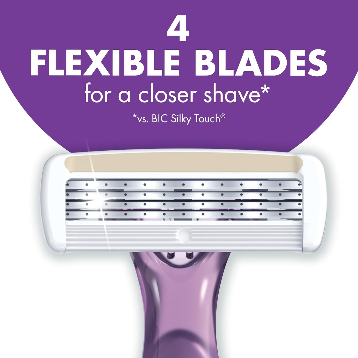 BIC Soleil 4 Escape Scented Womens Disposable Razors, 12 Count, 4 Blades