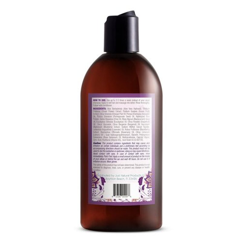 Just Nutritive Purple Toning Shampoo - Eliminate Brassiness & Boost Shine for Blonde, Gray, Silver Hair | 8 oz, Sulfate-Free, Paraben-Free