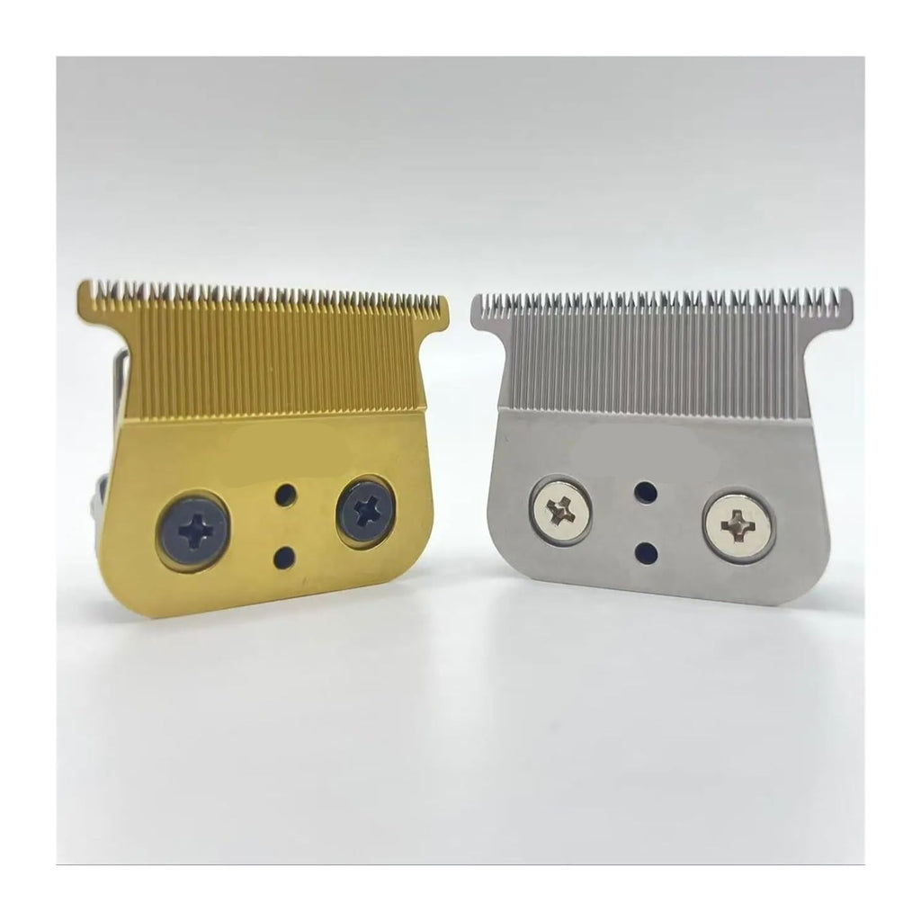 Cutter Head And Base, Compatible For JRL, 2020C 2020T Hair Clipper Engraving Push Replacement(20T Gold Blade)