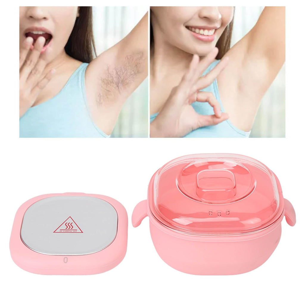 Wax Heater, US Plug 110-120V 100W Electric Hot Wax Warmer Machine, 400ml Silicone Silicone Pot Liner Melting Waxer for Hair Removal