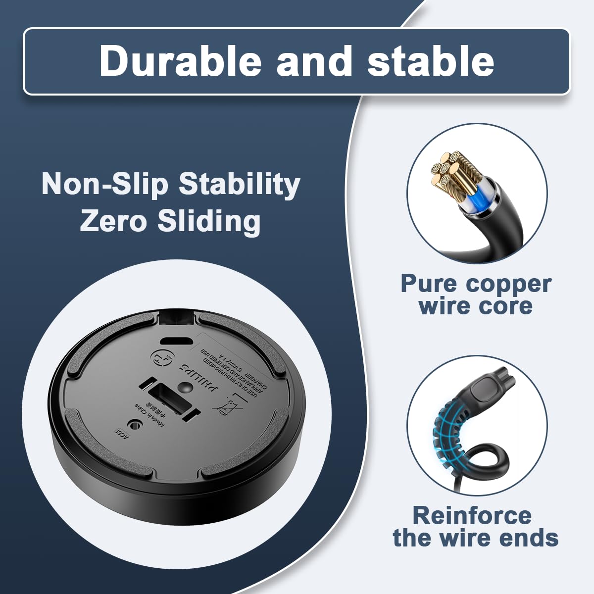 5V Charger Stand Compatible with Philips Norelco Shaver 7200, 5400, 6000, 7800, S9000