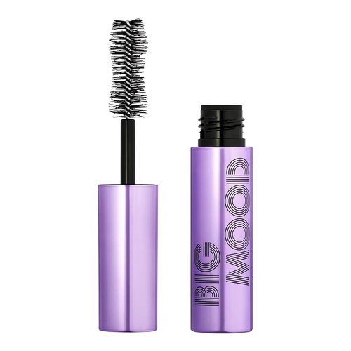 e.l.f. Big Mood Mascara Mini - Instantly Bold & Lifted Voluminous Lashes, Jojoba Wax Infused, Black