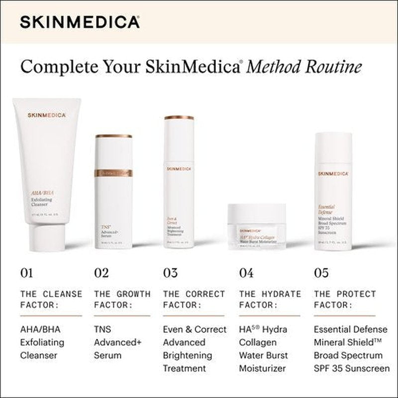 SkinMedica HA⁵ Hydra Collagen Water Burst Face Moisturizer with Vegan Collagen - Plumping Face Cream with Microbiome Barrier Complex for 24-Hour Hydration - Helps Replenish Dry, Dull Skin (1.7 Fl Oz)