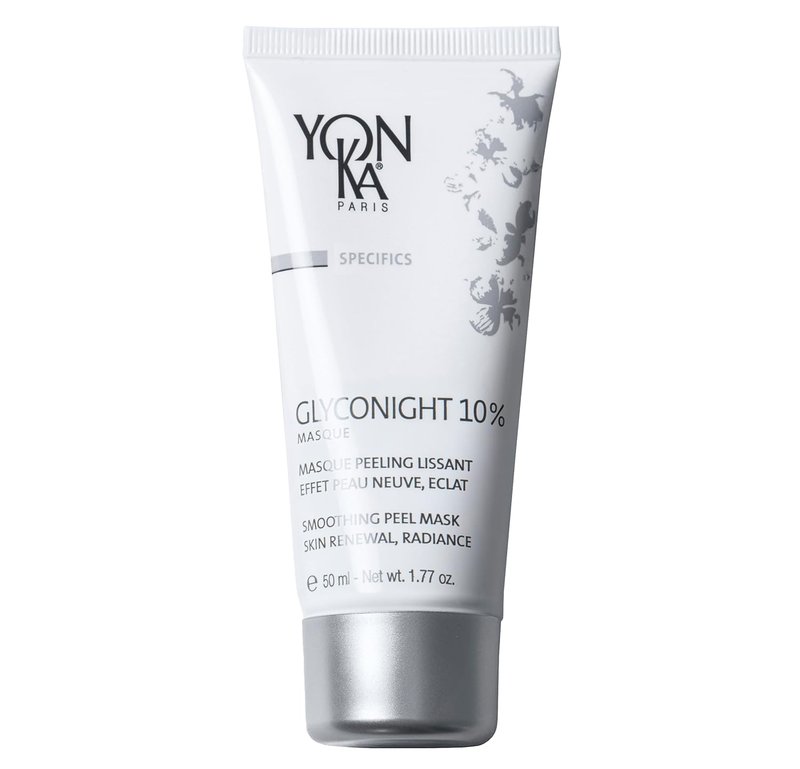 Yon-Ka Glyconight Peel Masque - 10% Glycolic Acid Anti-Aging Face Mask for Skin Renewal & Pore Reduction