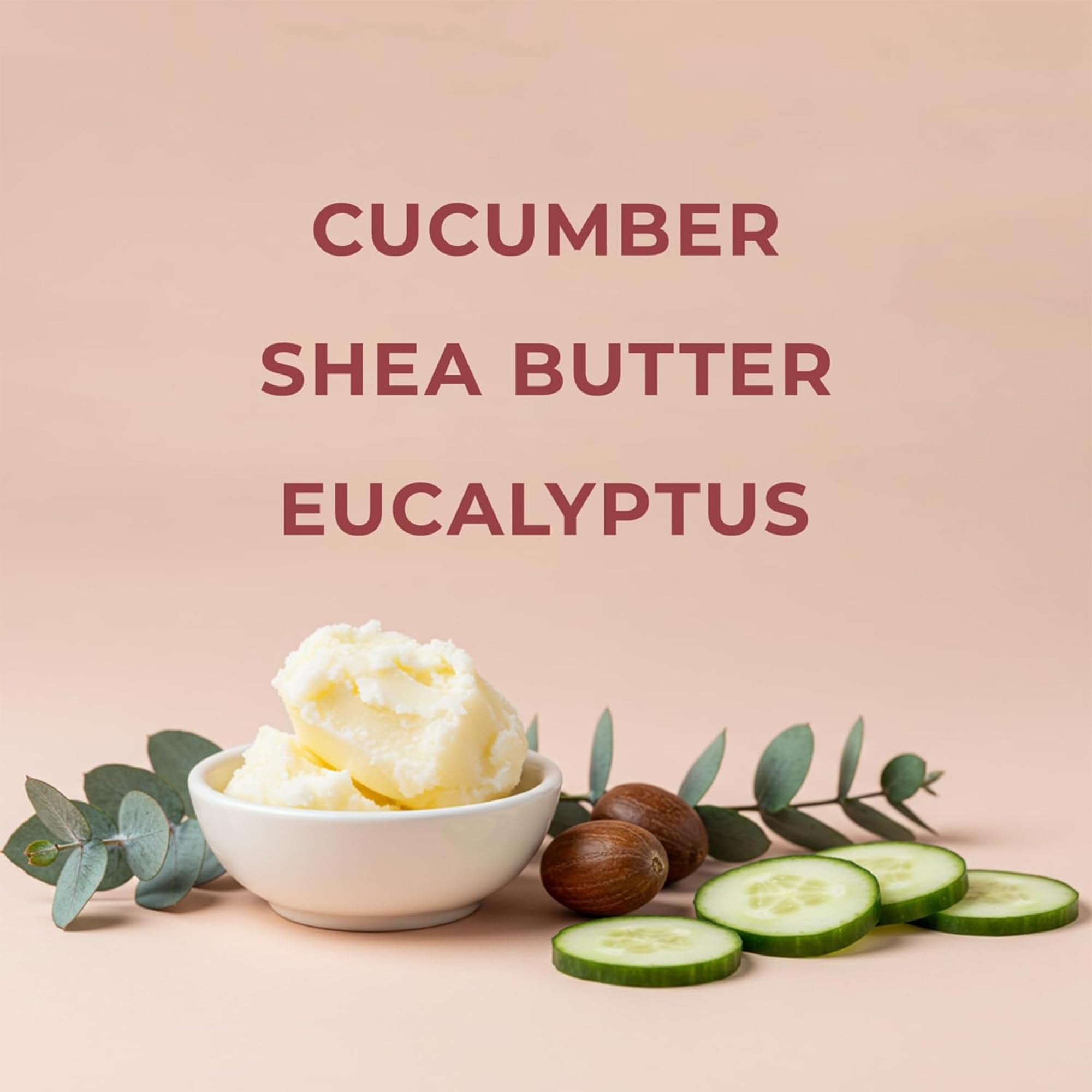 Pueblo Remedy Bar Soap, Cucumber & Eucalyptus – Gentle & Nourishing Skin Cleanser for Hands, Body & Face Care, Vegan & Cruelty-Free, 5 Oz