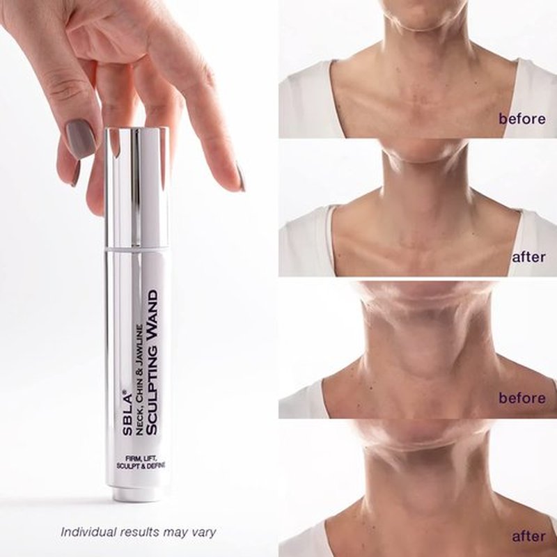 SBLA Beauty - Neck & Jawline Sculpting Wand 0.7 Fl Oz | Lifts, Firms & Smooths Skin Tone