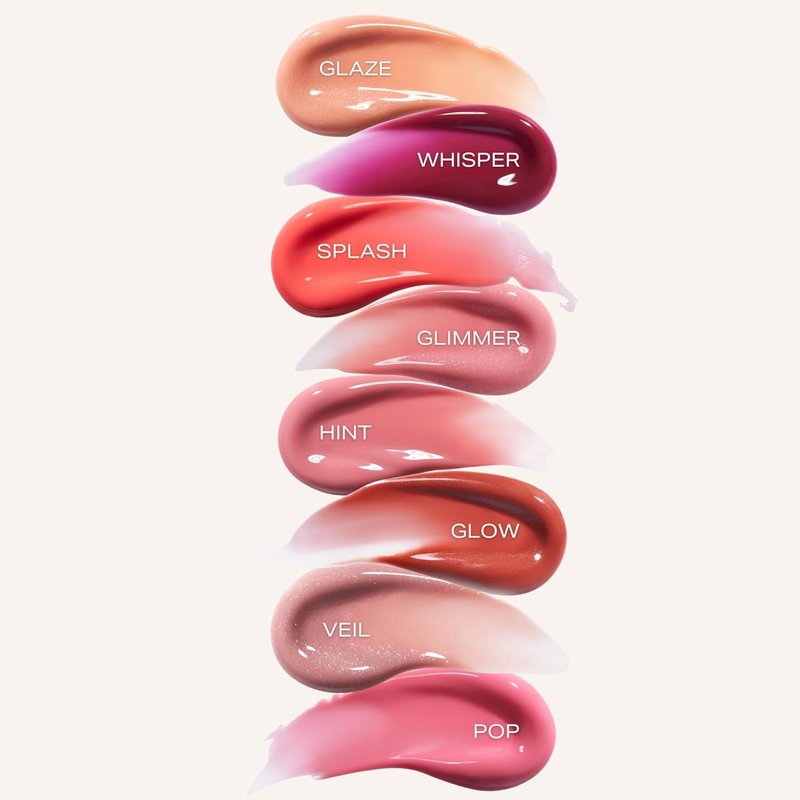 Woosh Beauty Spin-On Lip Gloss - Hydrating Hyaluronic Acid & Shea Butter, Vegan, Shine Finish