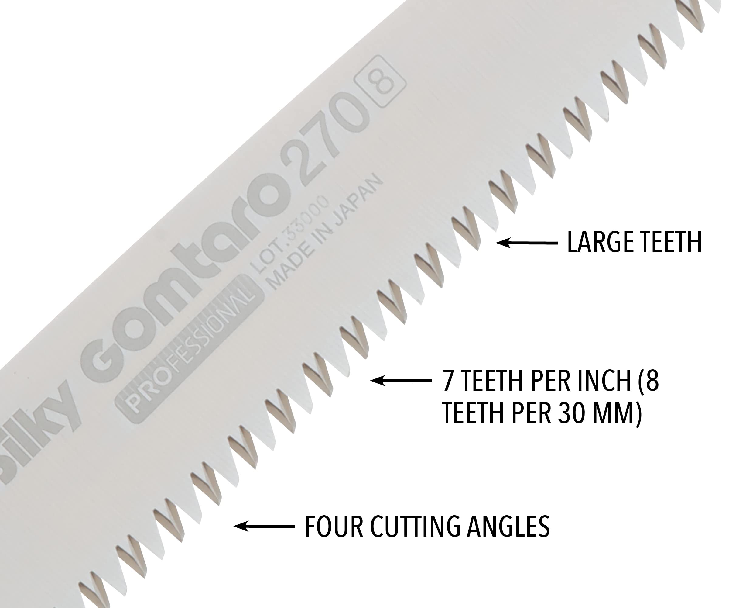 Silky GOMTARO Professional Hand Saw 270mm Large Teeth (102-27)