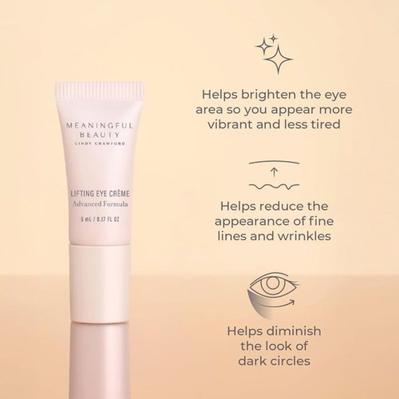 Meaningful Beauty Anti-Aging Skincare Trio - Travel Size 3-Piece Gift Set for Women with Youth Activating Melon Serum, Day Creme & Eye Cream