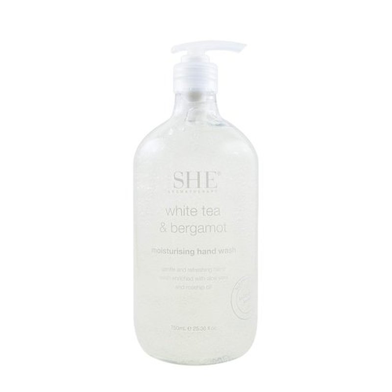 Om She Aromatherapy Moisturising Hand Wash - White Tea & Bergamot