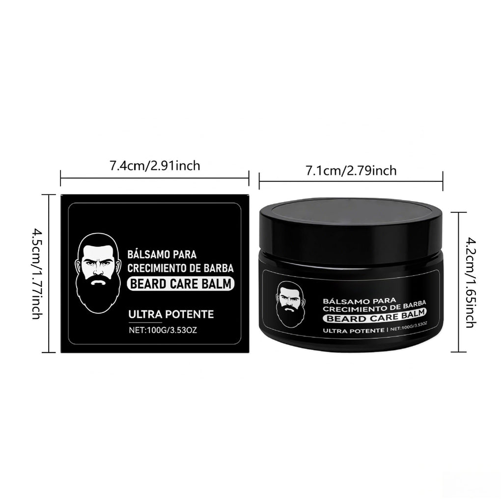 CHHQLZS Estimulante Para Barba, Apolo Cosmetics Para Barba, Ultra Potente Bálsamo de Crecimiento, New De Barba, Stimulating Beard Moisturizes & Strengthens Facial Hair for Men, 100ml / 3.5oz