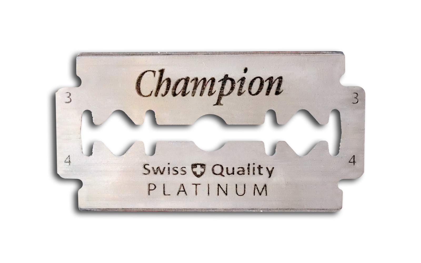 100 Champion Platinum Double Edge Razor Blades For Safety Razor - Men´s Safety Razor Blades For Shaving For Men For A Smooth And Clean Shave (1 Year Supply)