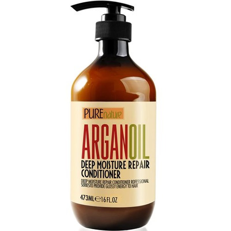 **Moroccan Argan Oil Conditioner - Deep Moisturizing, Sulfate-Free Formula for All Hair Types - Hydrating Repair for Dry, Curly, Colored Hair**