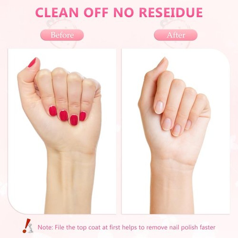 80PCS Nail Polish Remover Pads in Box, Easy to Carry Removal Lint Free Nail Polish Wipes for Natural Air-dried Water/Oil Based Nail Polish Wipe Pads (80pcs)