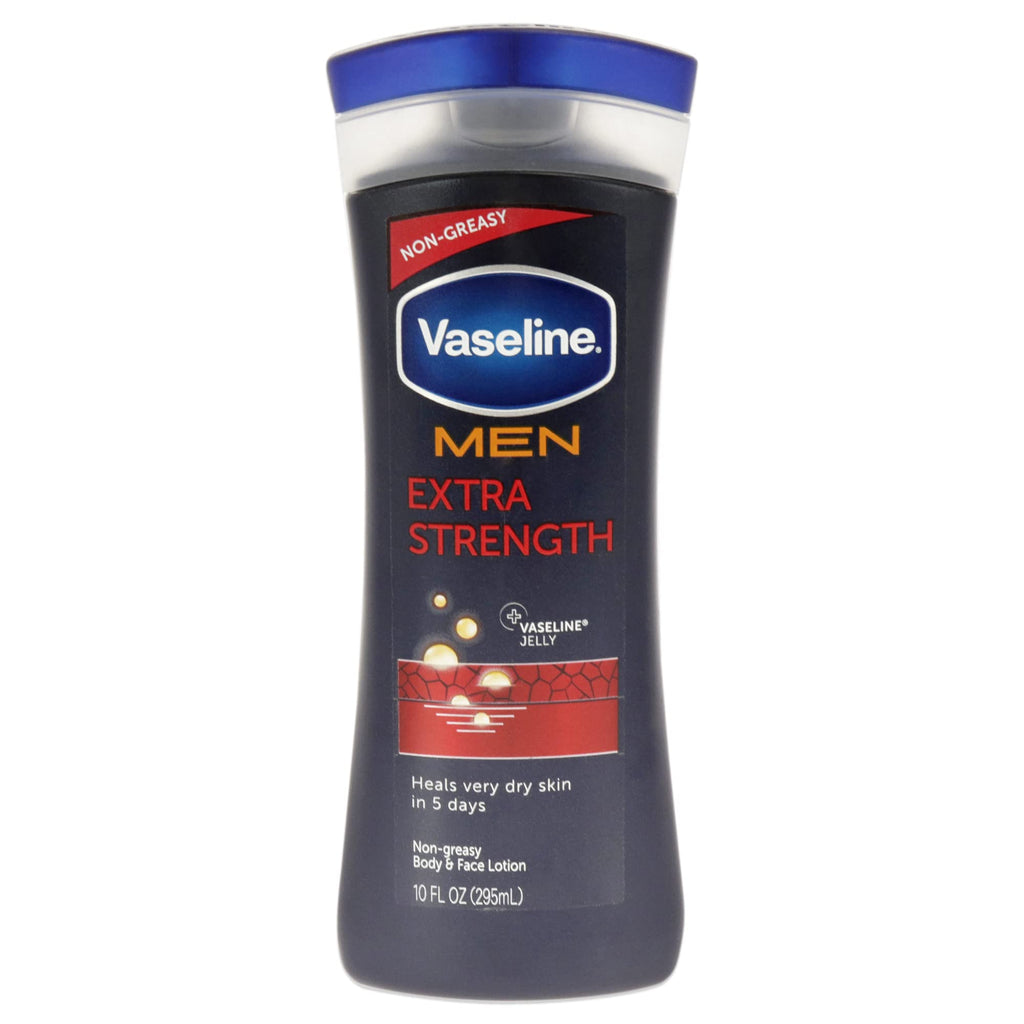 Vaseline Mens Extra Strength Lotion 10 Ounce (295ml) (2 Pack)