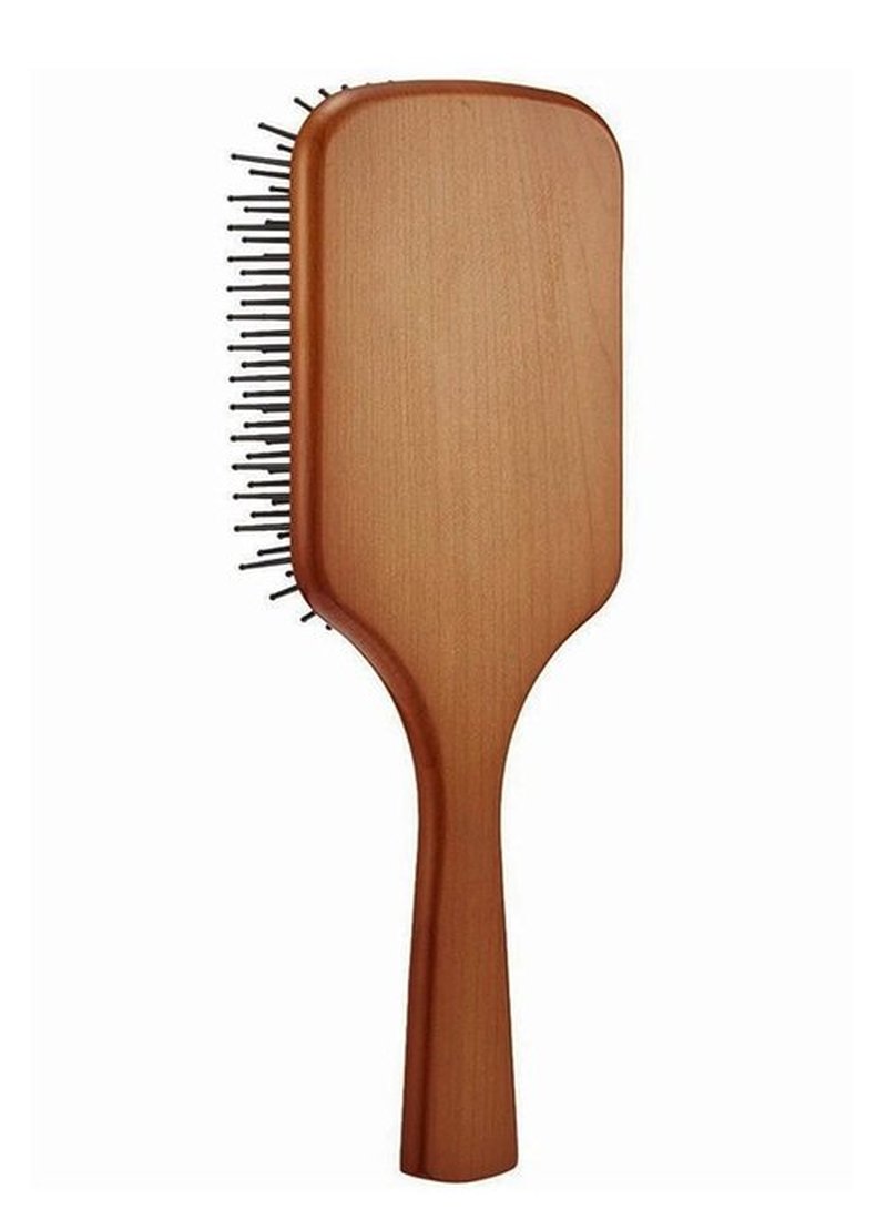 KOZIS Wooden Paddle Hair Brush - Large Size for Effortless Detangling and Smoothing