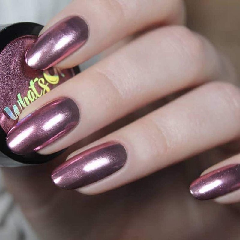 Whats Up Nails - Rose Chrome Powder For Mirror Nails