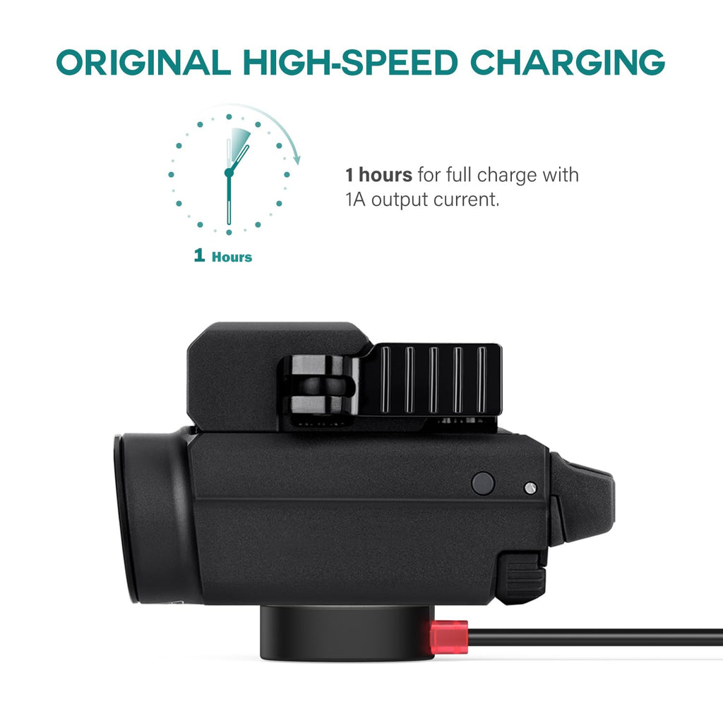 TUSITA MCC S Magnetic Charging Cable Only Compatible with Olight Flashlight Baldr RL Mini S BL, PL-Mini 1 2 - Special,100cm