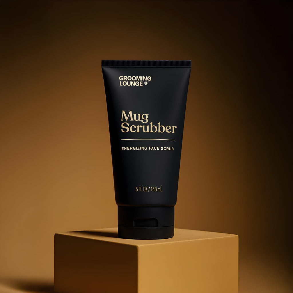 Grooming Lounge Mug Scrubber Face Scrub - Provides Safe and Gentle Exfoliation - Extracts Dug in Dirt and Oil - Uproots Ingrown Hairs - Improves Skin Softness and Appearance - Cruelty Free - 4 oz