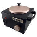 Waxness Professional Wax Warmer WN-5001 XL Black Elite-Series, Metallic Body, Holds 1.5 lb (680 g) Hard Wax & Soft Wax Tins,150W, 2-Year Warranty