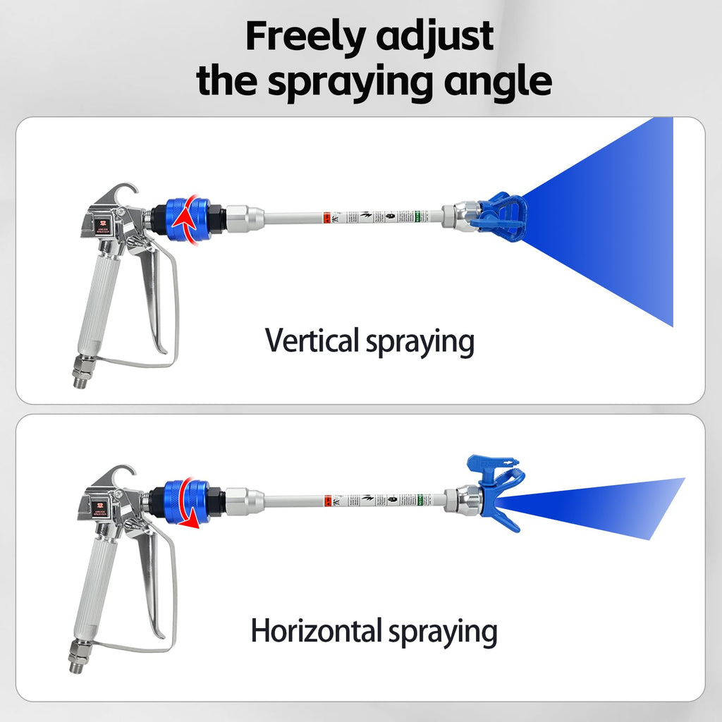 TUDUD Airless Paint Sprayer Swivel Joint 360 Degrees Rotate Spray Gun Joint Connector Accessories Paint Application Tool