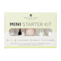 Dazzle Dry Complete Starter Mini Kit | Step 1 - Nail Prep, Step 2 - Base Coat, Step 4 - Top Coat, Transform - Ridge Filler & Revive - Polish & Top Coat Thinner.