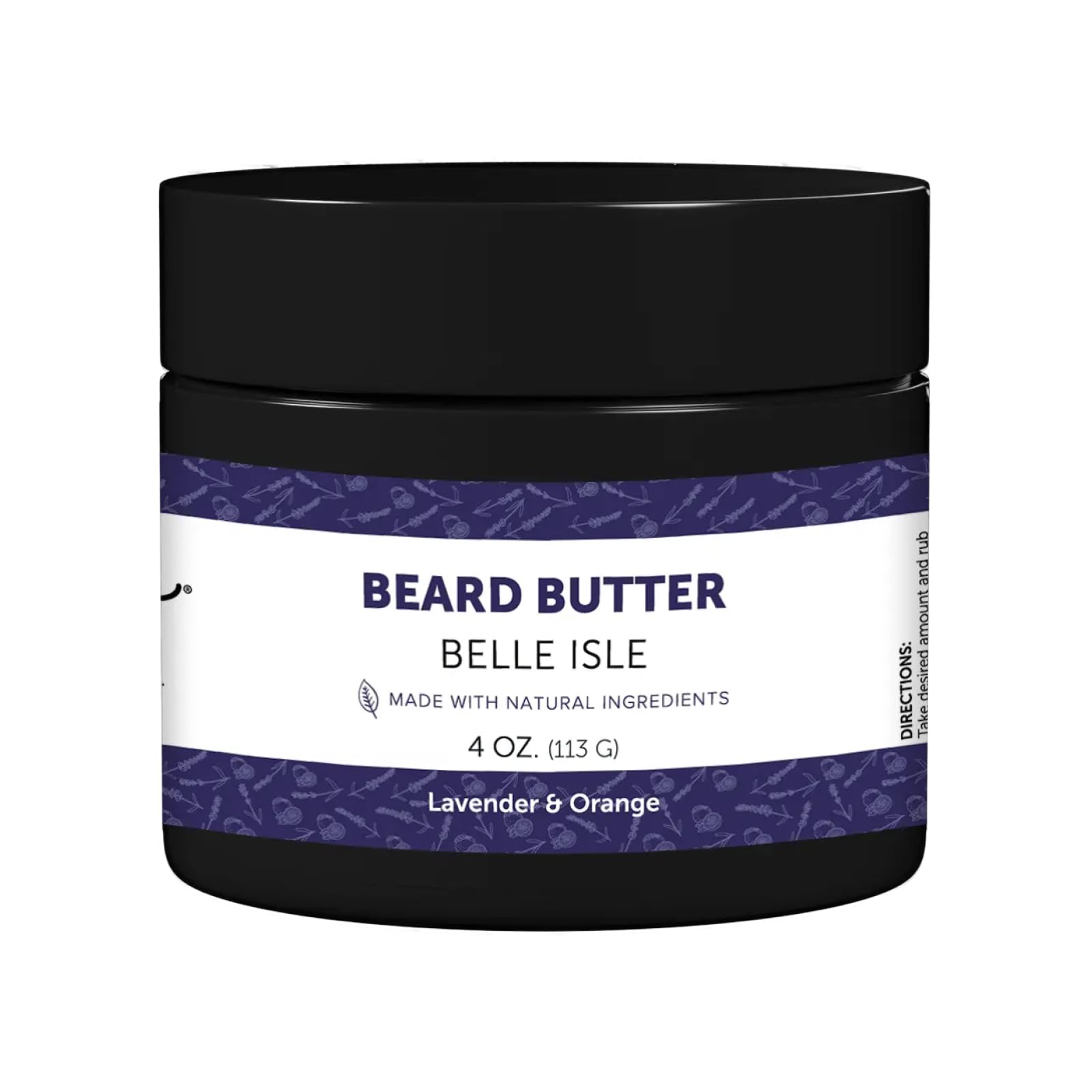Detroit Grooming Co. Beard Butter for Men - Premium Leave-In Conditioner & Softener with Safflower Oil & Shea Butter - Hydrating Beard Moisturizer for Growth & Thickness - Belle Isle, 4oz