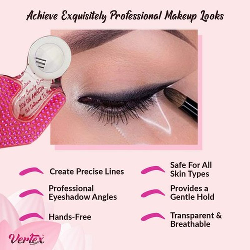 Skiennix Makeup Tape Eyeliner Stencils - Firm Hold Liquid Liner Wing Tips for Clean Edges | Ideal for Beginners