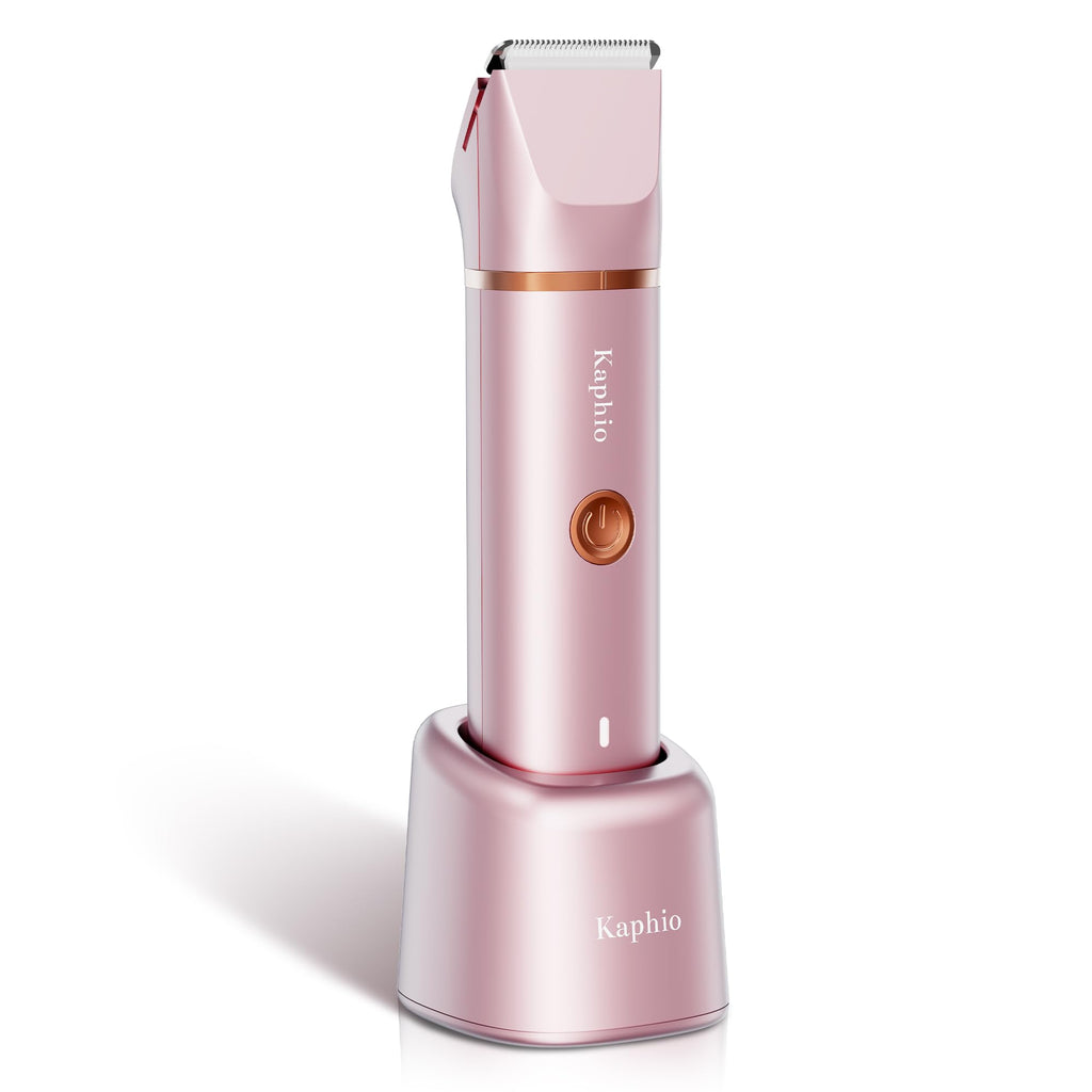 Bikini Trimmer for Women Pubic Hair: 2 in 1 Electric Razors for Women - IPX7 Waterproof Lady Shaver for Travel & Home Use