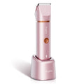 Bikini Trimmer for Women Pubic Hair: 2 in 1 Electric Razors for Women - IPX7 Waterproof Lady Shaver for Travel & Home Use