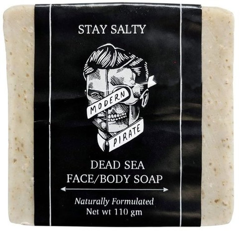 **DEAD SEA Face and Body Soap Trio - Smooth, Moisturize, Exfoliate | 3 x 110g Bars in Australian Red Clay & Bay Rum**