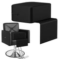 MIMWOW Salon Booster Seat for Kids, Barber Booster Seat for Salon Chair Hair Stylist, Multifunctional Booster Seat, Beauty Salon Spa Equipment, Medium Size, Black
