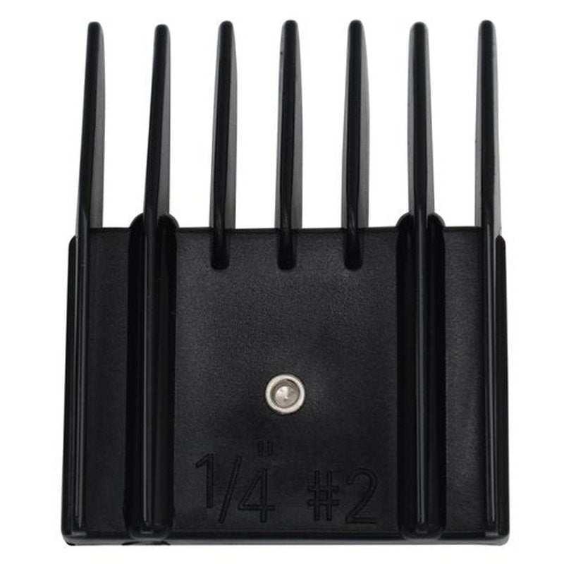 Professional A5 Style Animal Hair Clipper Attachment Guard Guide Cutting Combs 76926-900, Compatible with Oster Classic 76 A5 Andis AG BG Wahl KM Pet Groomers (Black, #2-1/4")
