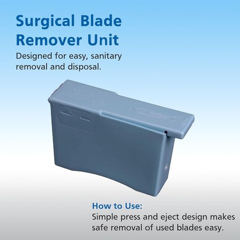 Swann Morton Surgical Blade Remover Unit - Efficient Scalpel Blade Disposal Tool, Holds Up to 100 Blades