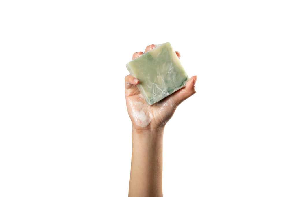 FORESTBORN Buzz Blocker All Natural Outdoor Bar Soap, 5 oz – Citronella, Basil & Bergamot Blend | Fresh Skin, Fewer Bites