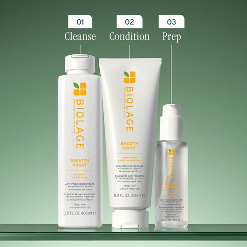 Biolage Smooth Proof Shampoo - Nourishing Frizz Control & Shine Enhancer with Camellia Oil | 33.8 Fl Oz