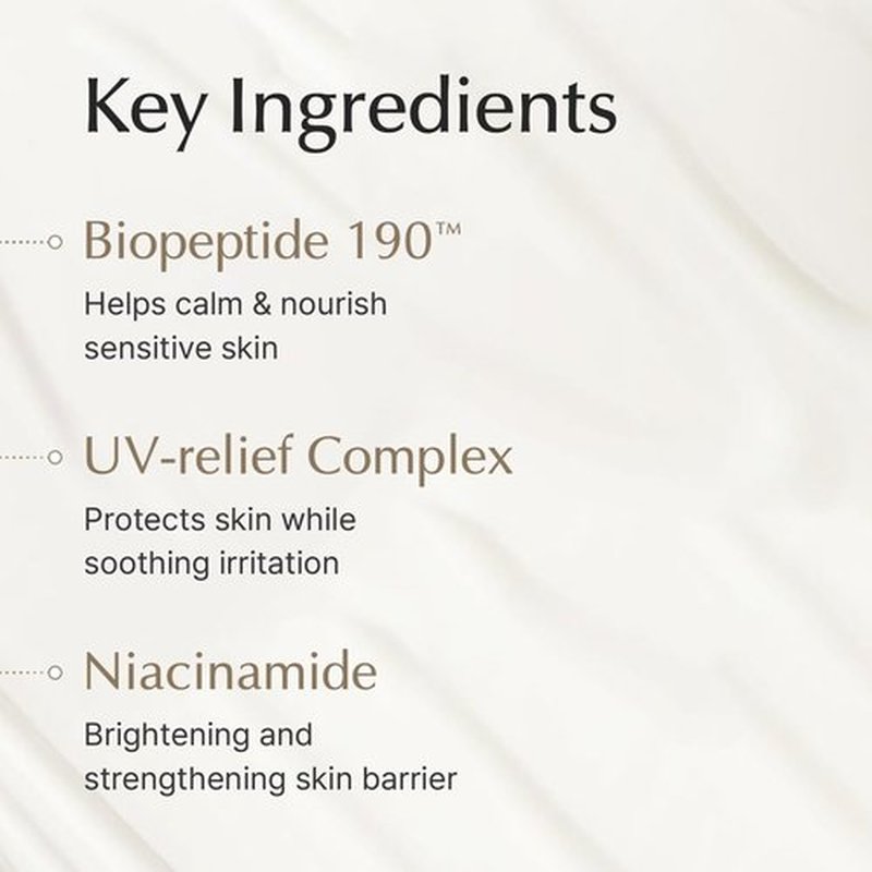 SU:M Micro-Active Daily Moisture Sunscreen (1.69fl oz) - Korean Skincare SPF 40 for UV Protection, Hydration, Soothing Sensitive Skin, No White Cast. With Biopeptide190 & Niacinamide.