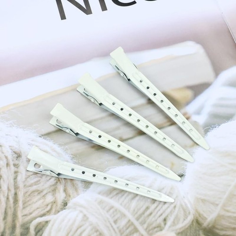 Lawie 50 Pack 3.5" Metal Alligator Hair Styling Curl Clips Hair Salon Duckbill Hair Sectioning Clips Crocodile Hair Pins Barrettes Accessories for Women Girls (Colorful)