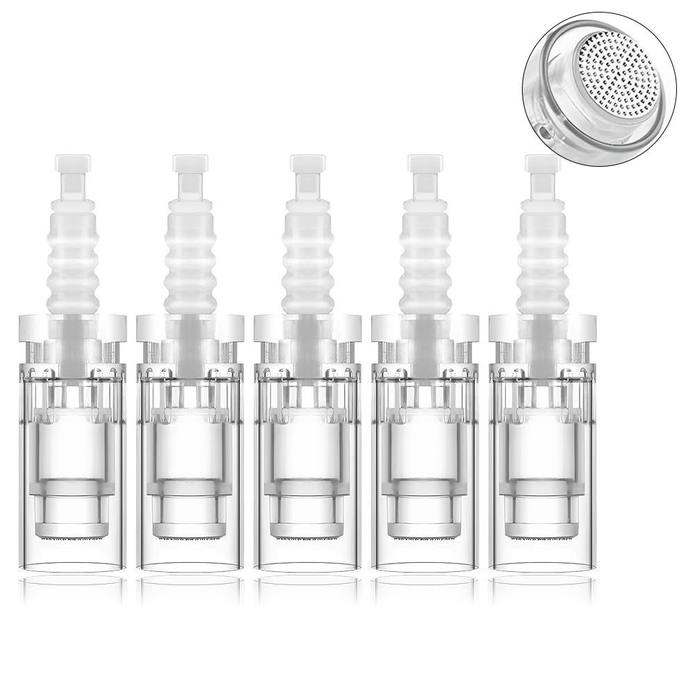 5pcs Round Nano Cartridges for Bayonet Microneedle Disposable Replacement N2 M5 M7 Microneedling Pen