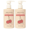 Dabble & Dollop Cherry on Top Conditioner - Natural Shine & Detangler for Kids, Paraben & Sulfate Free, Vegan, Gluten-free, Tear-Free (10oz, Pack of 2)